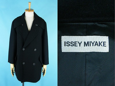ISSEY MIYAKE イッセイミヤケ ウールコート ダブル