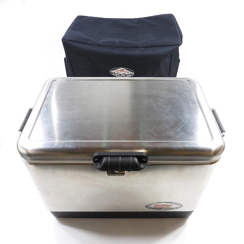 Coleman コールマン クーラーボックス 51L 54QT スチールベルト カバーセット