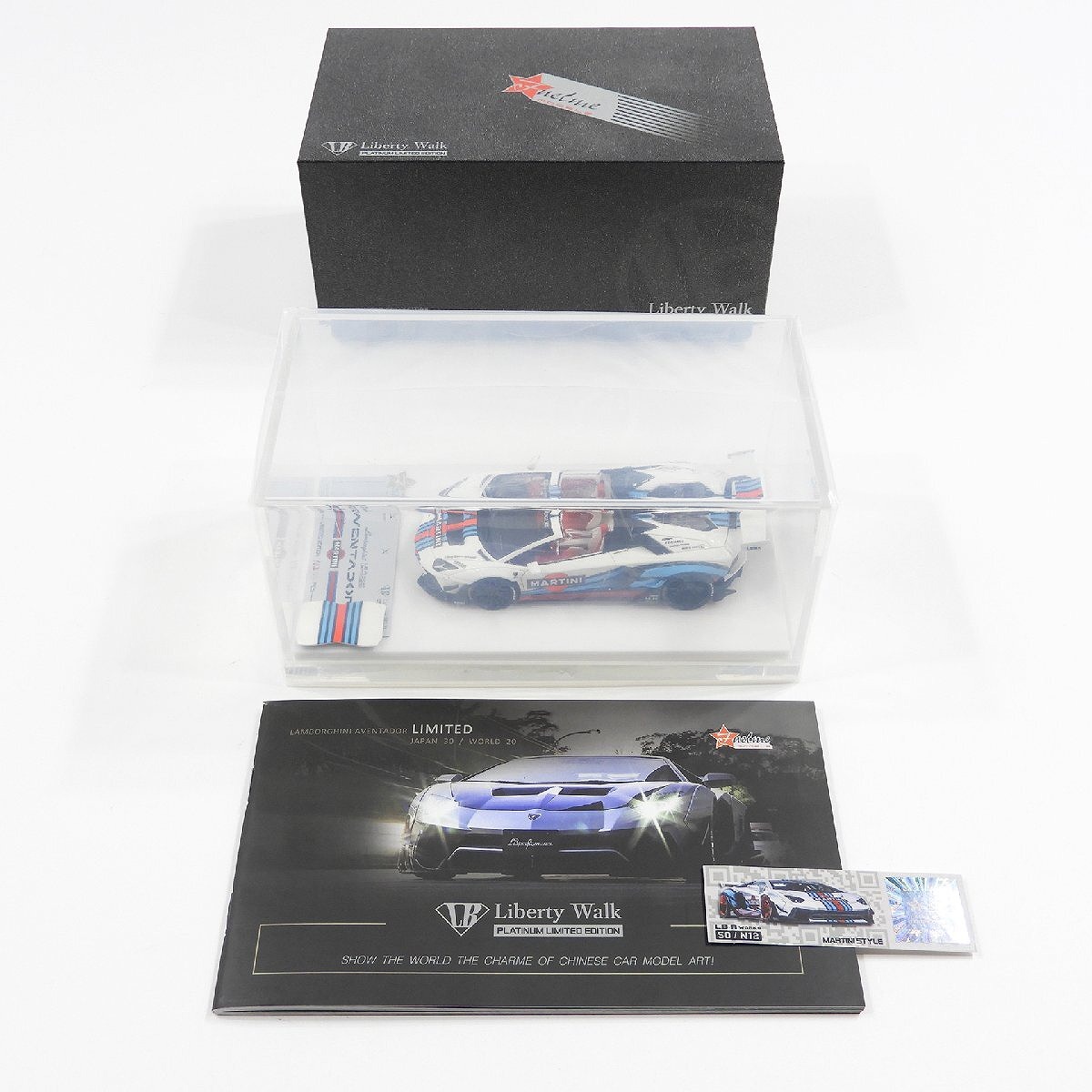 Fuelme Liberty Walk 1/43 AVENTADOR MARTINI STYLE 120台限定