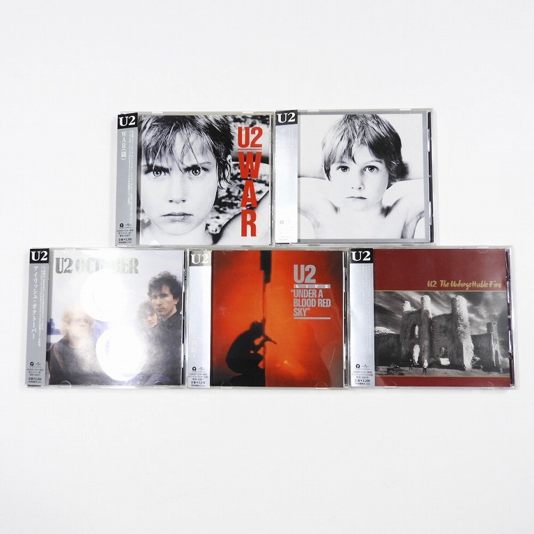 U2 リマスタリング CD 5点セット