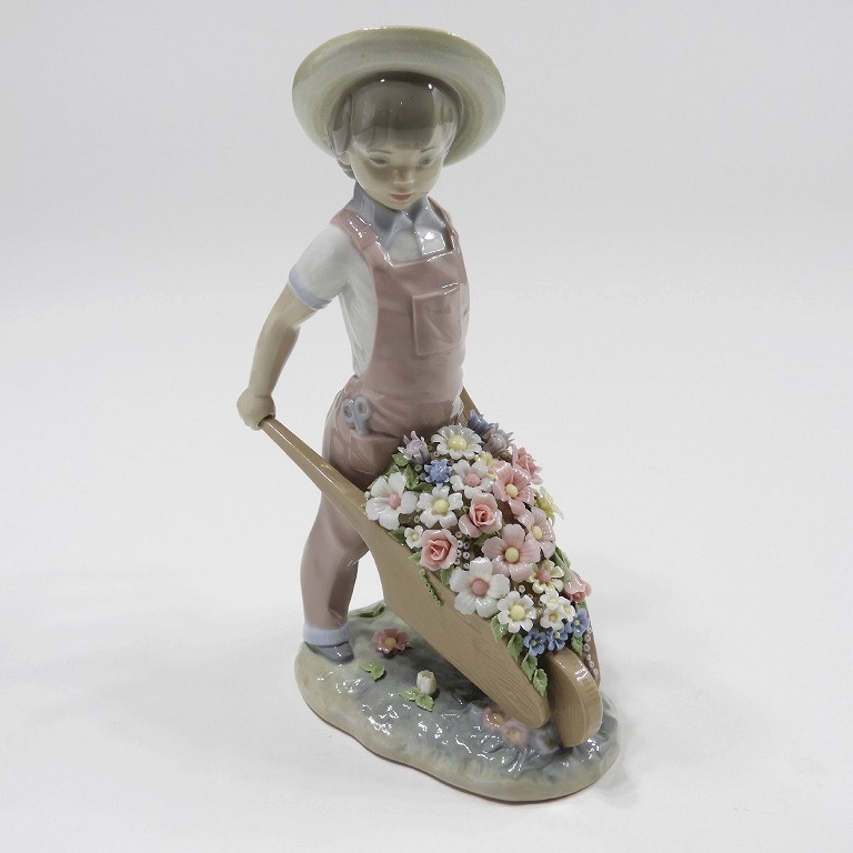 LLADRO リヤドロ 1283 花車 フィギュリン