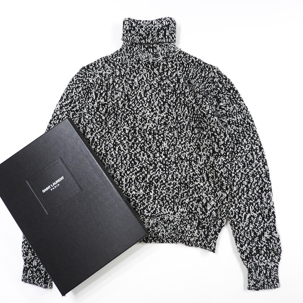 SAINT LAURENT サンローラン ハンド タートルネックニット
