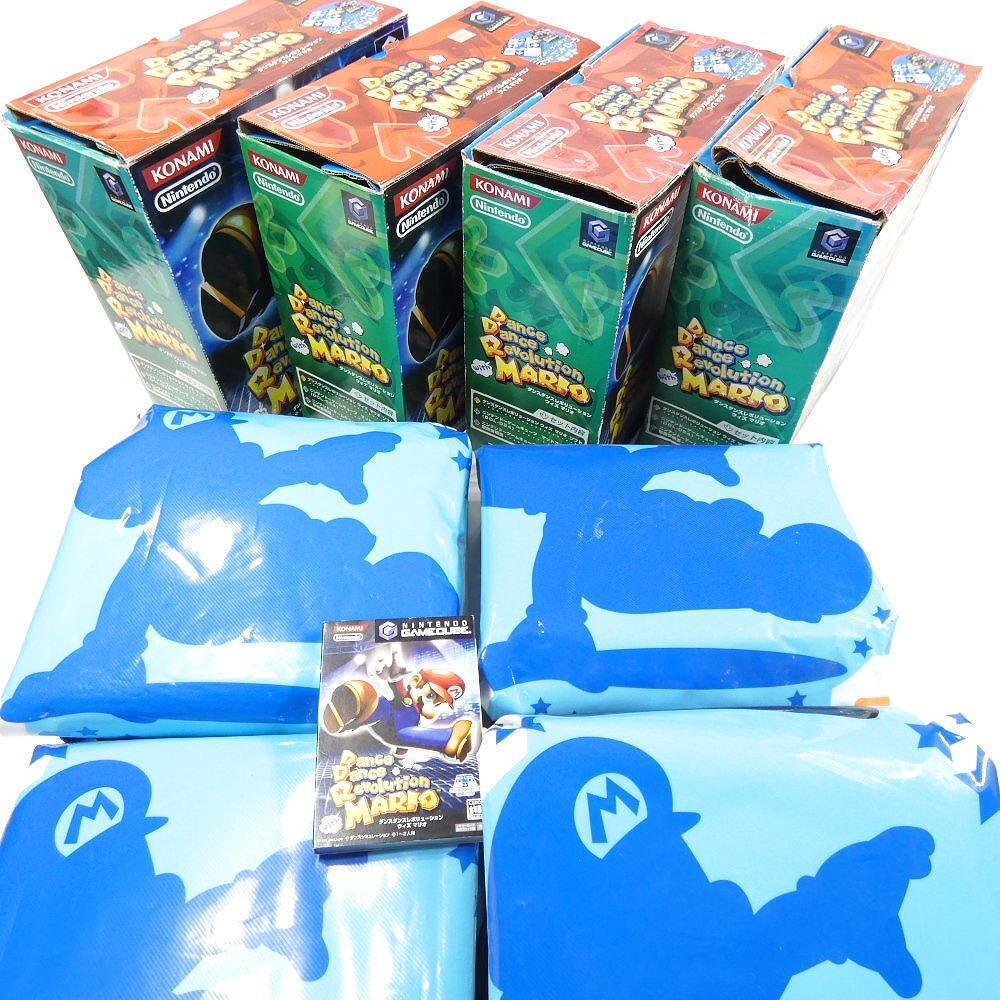 任天堂 ゲームキューブ ダンスダンスレボリューション ウィズ マリオ マットコントローラー 本体 4個セット