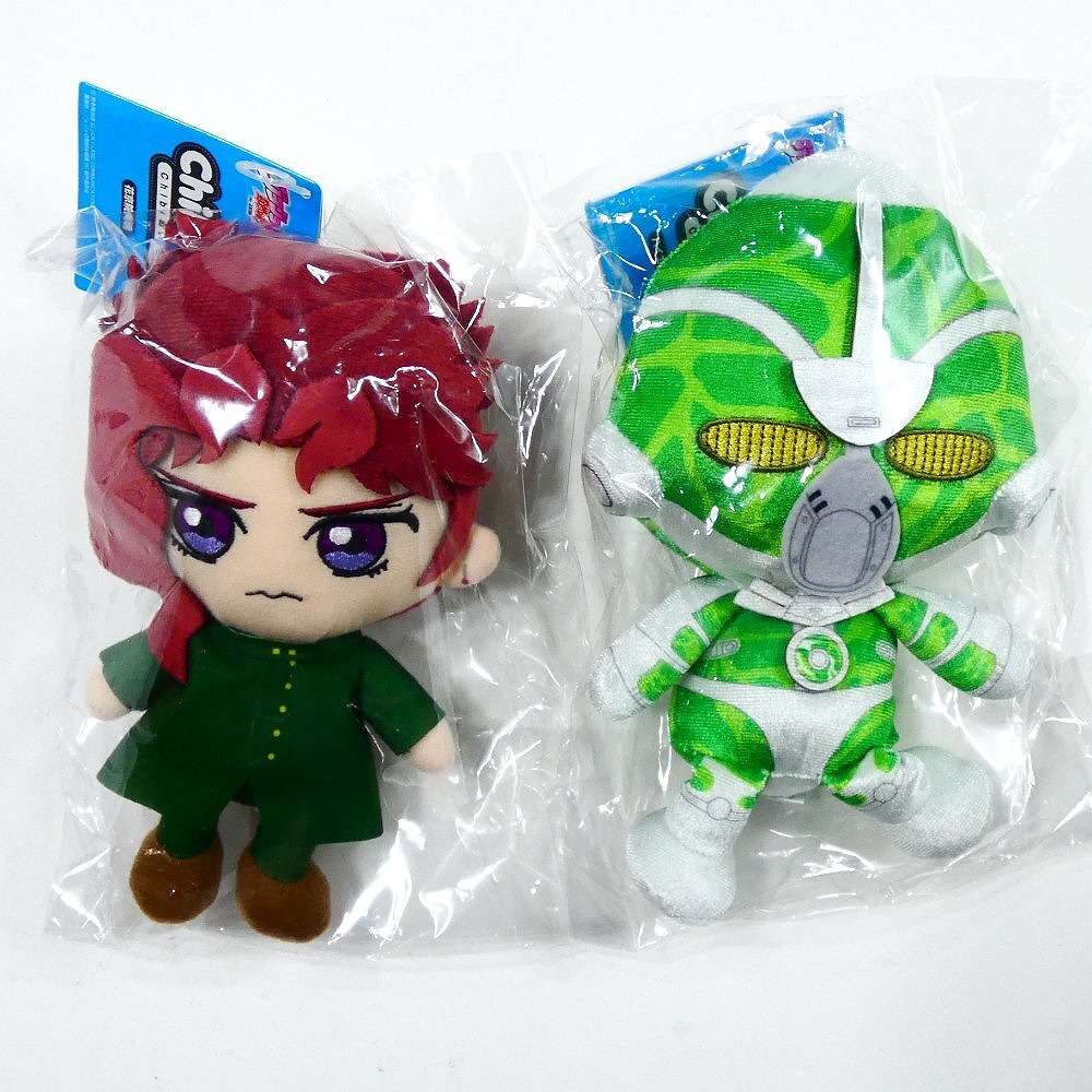 ジョジョの奇妙な冒険 Chibiぬいぐるみ 花京院典明 ハイエロファントグリーン 2点セット